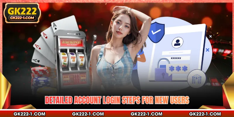 Detailed account login steps for new users
