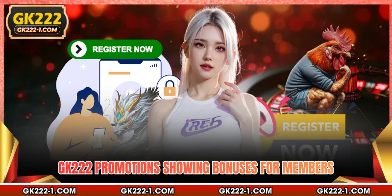 GK222 promotions showing bonuses for members