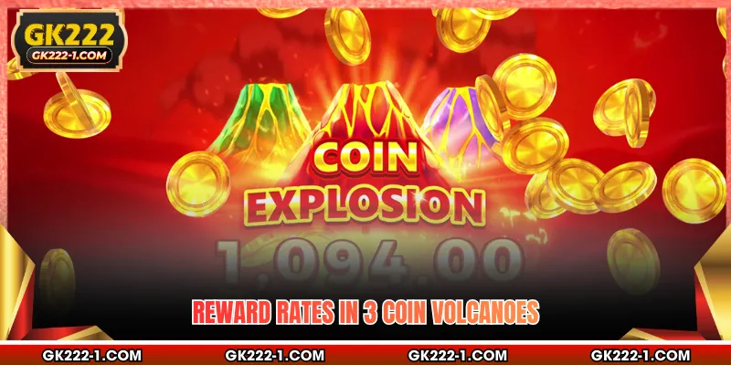 Reward rates in 3 Coin Volcanoes
