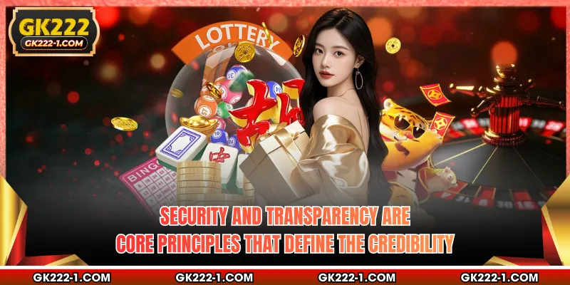 Security and transparency are core principles that define the credibility