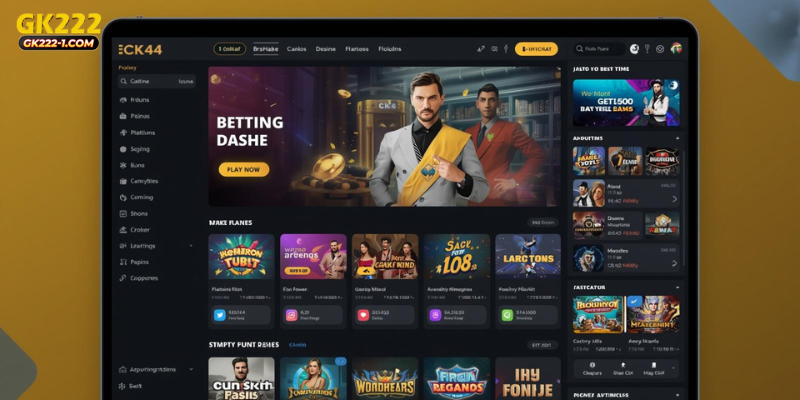 CK44 is an online platform that combines gaming and betting services into a single, user-friendly environment.