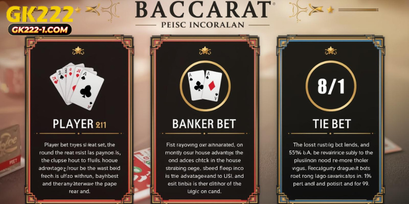 Types of Bets in Baccarat