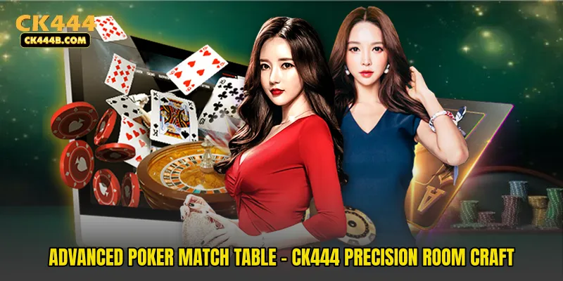 Advanced Poker Match Table - CK444 Precision Room Craft