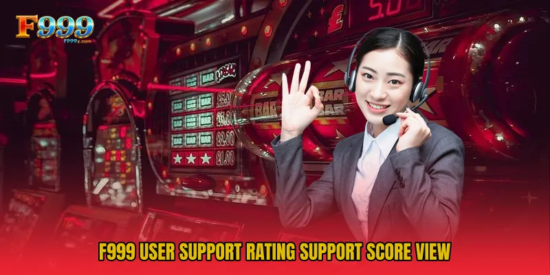 F999 User Support Rating support score view