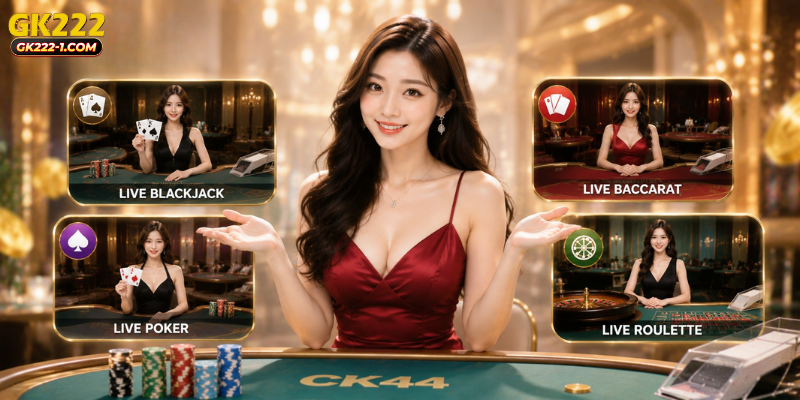 Live Casino Games Available